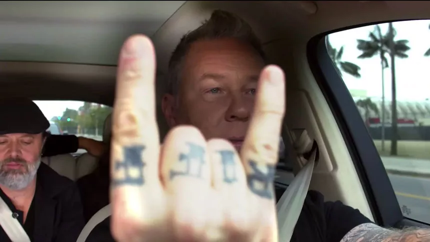 Se Metallica synge Disney og svare på nærgående spørgsmål i nyt Carpool Karaoke-klip