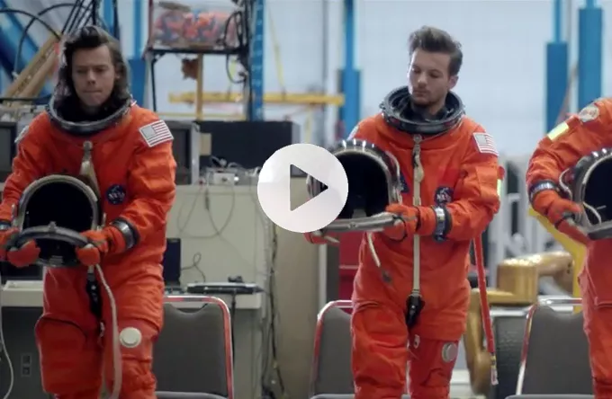 Se One Directions nye video – fra NASAs Space Center
