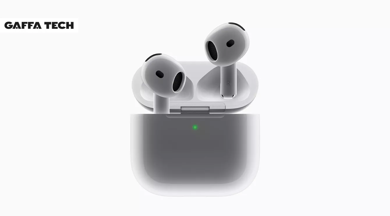 Billede af AirPods 4. Af gode grunde kan vi ikke vise AirPods Pro 3 endnu