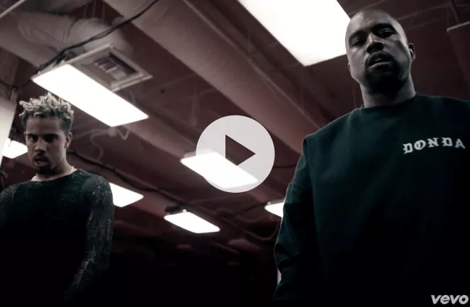 Video: Kanye West og Vic Mensa på kant med politiet