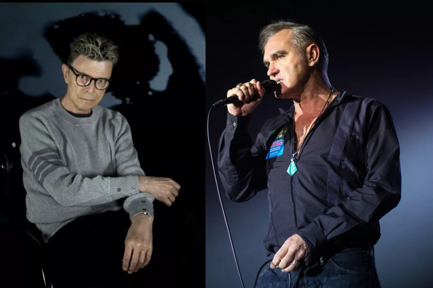 David Bowies turné med Morrissey – hoppade av i ilska