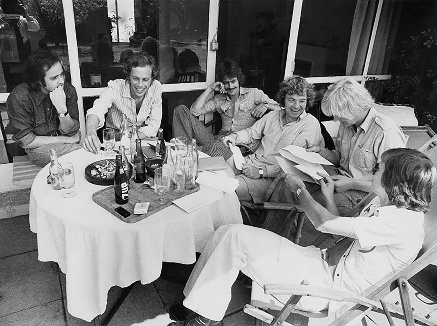 Shu-bi-dua sommeren 1978: Claus Asmussen, Bosse Hall Christensen, Kim Daugaard, Michael Bundesen, Jens Tage Nielsen og Michael Hardinger.