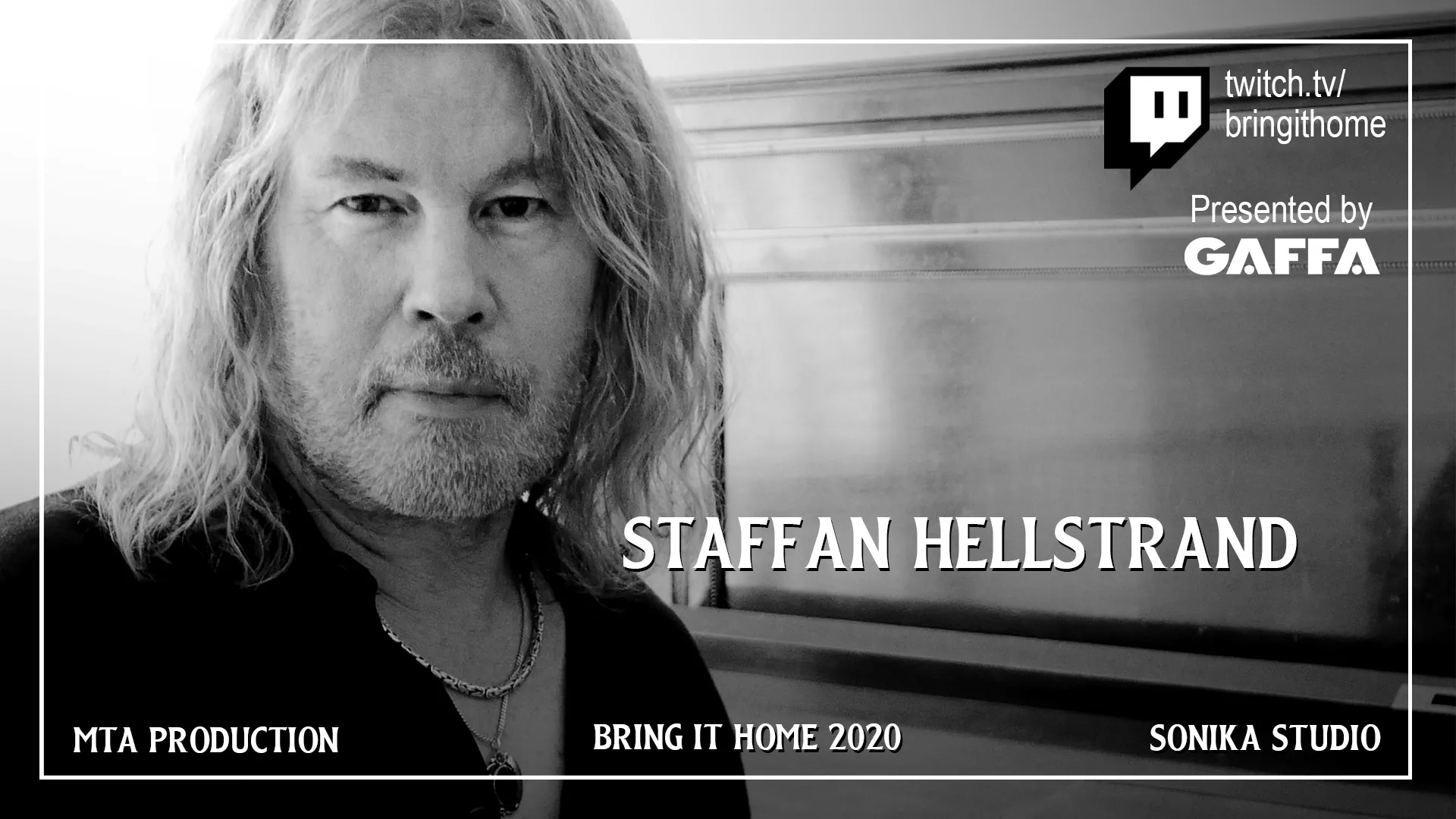 Se Staffan Hellstrand live på GAFFA.se i aften