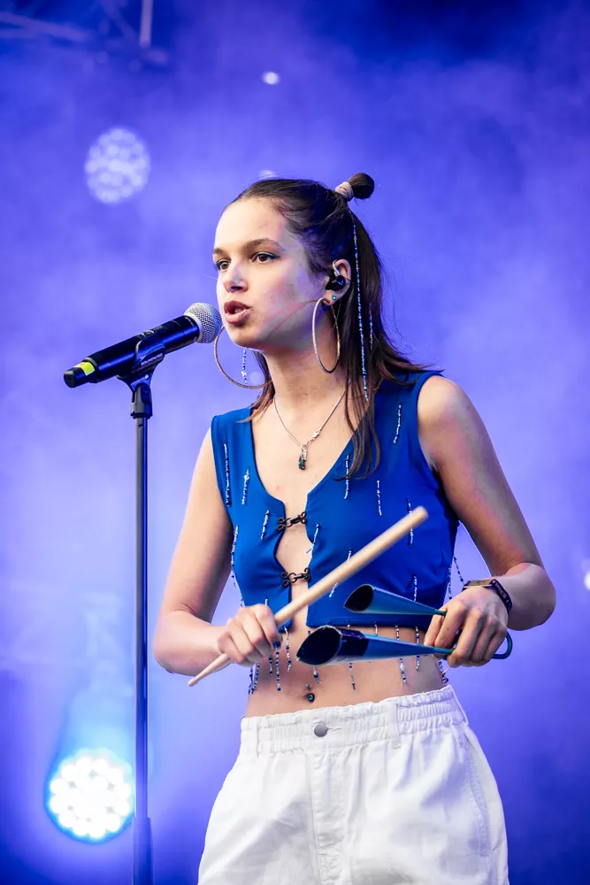 Dayyani på Roskilde Festival, juni 2022. Foto: Mathias Bak Larsen