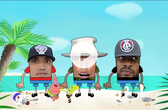 Se Pharrell og resten af N.E.R.D i ny SvampeBob Firkant-video