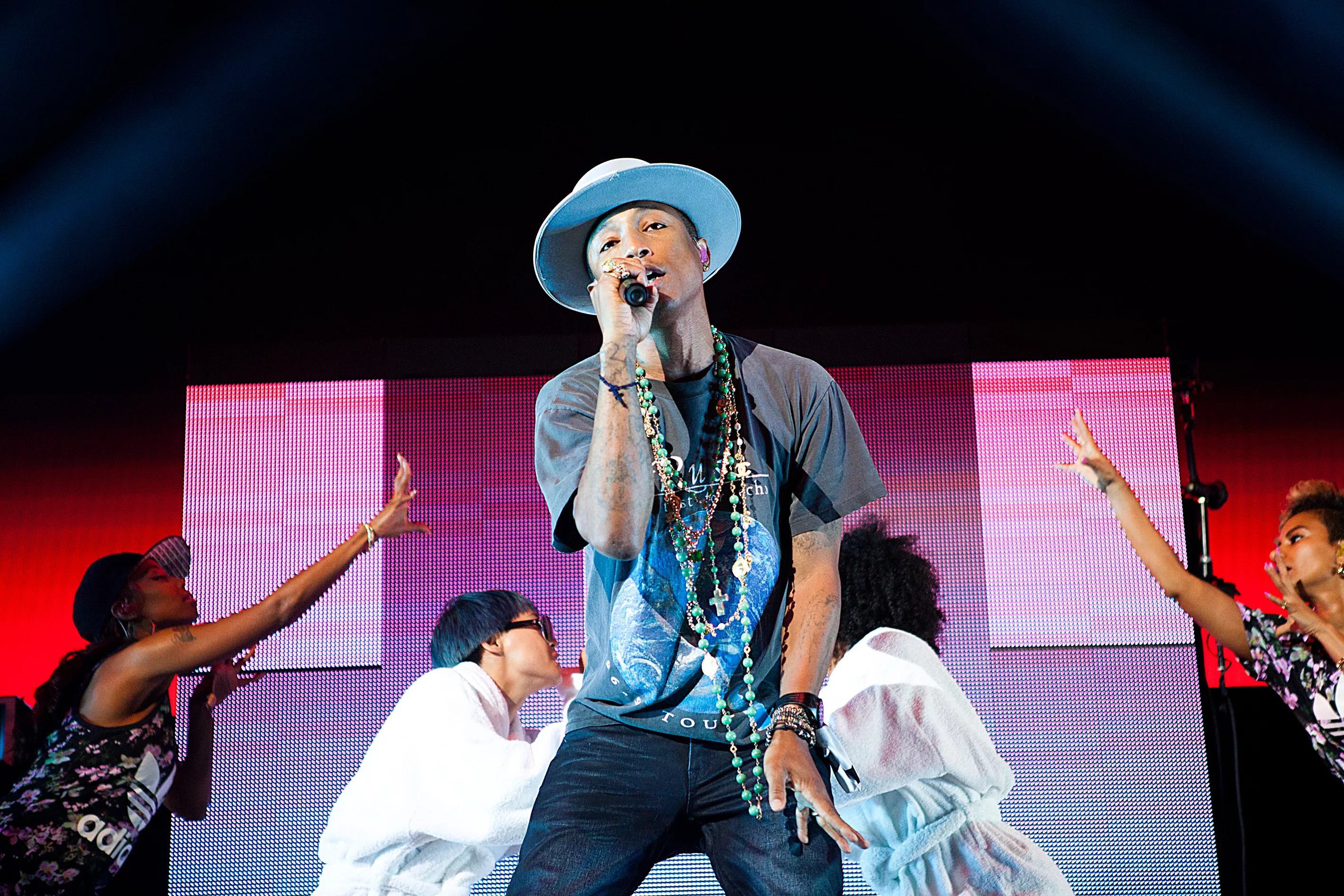 Pharrell-koncerten: Se publikums bedste billeder