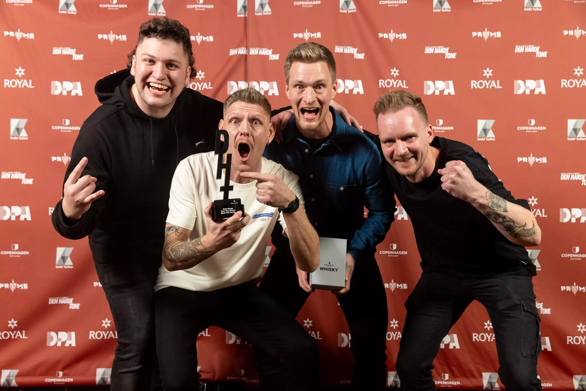 Foto: Black Oak Country vinder prisen Årets Single ("Save Your Breath") til Den Hårde Tone 2024