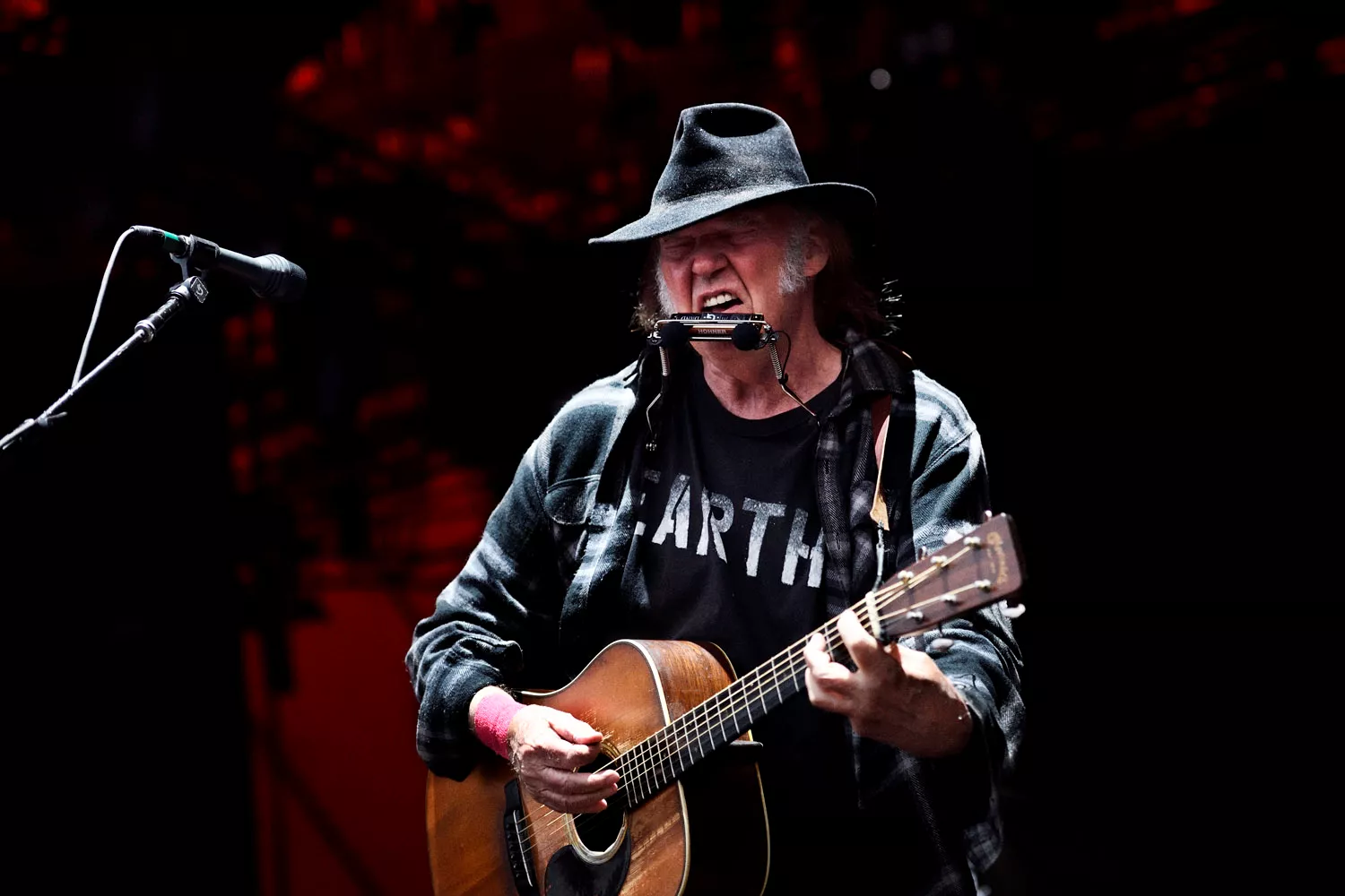Neil Young hylder afdød eks-kone med mindeord og sang