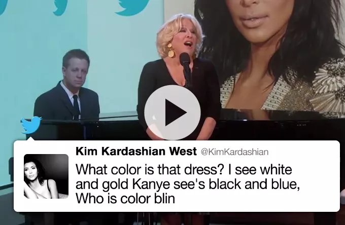 Se Bette Midler synge Kim Kardashian-tweets