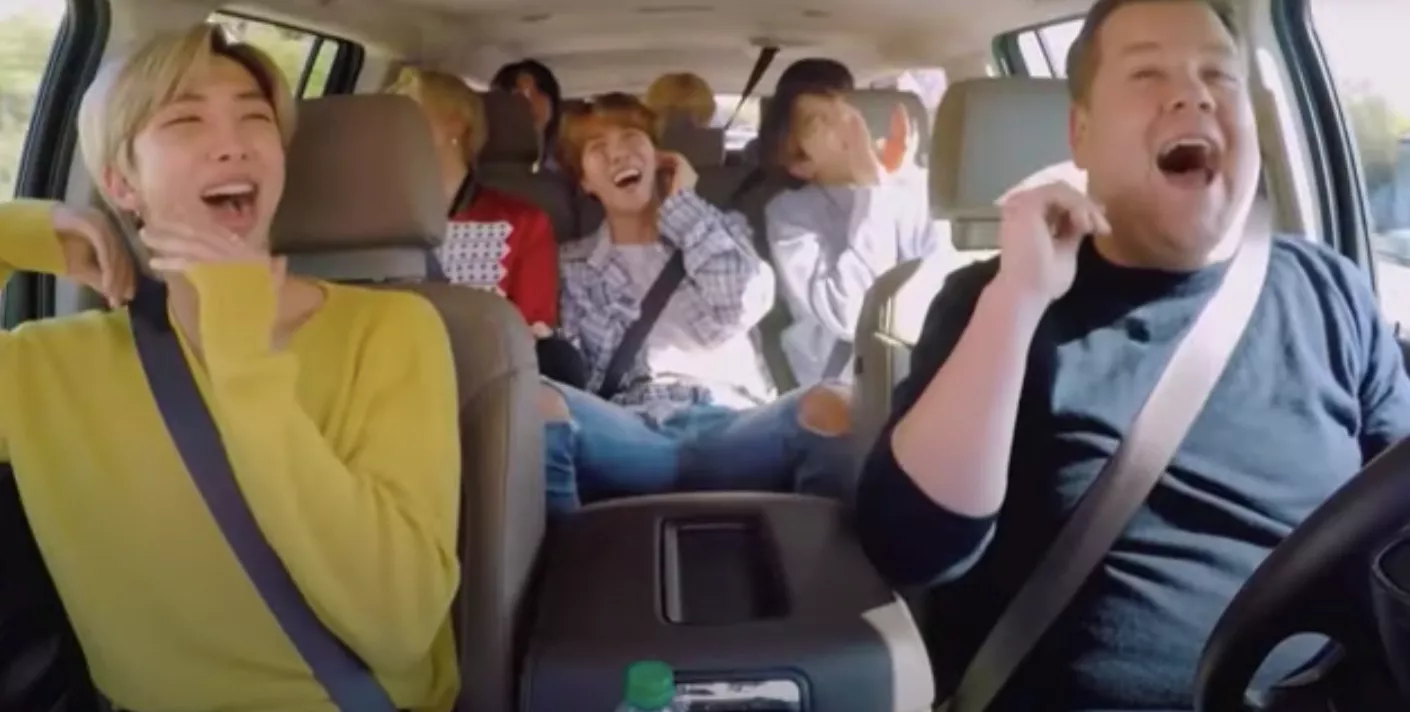 James Corden takker BTS for at støtte Black Lives Matter – ved at vise Carpool Karaoke-klip
