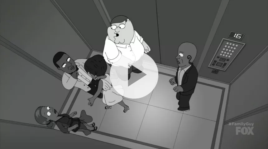 Family Guy laver parodi på Solange og Jay-Z’s elevatordrama
