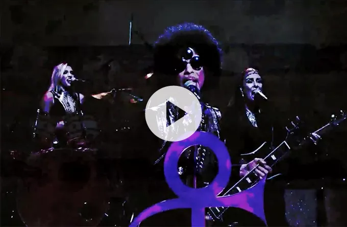 Se Prince i rystende retro-video