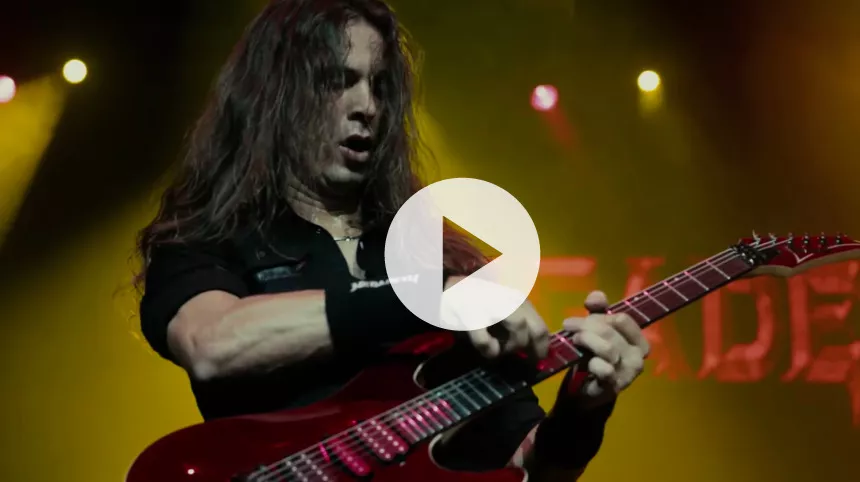 Megadeth fremviser guitarspil i absolut topklasse i ny, instrumental musikvideo