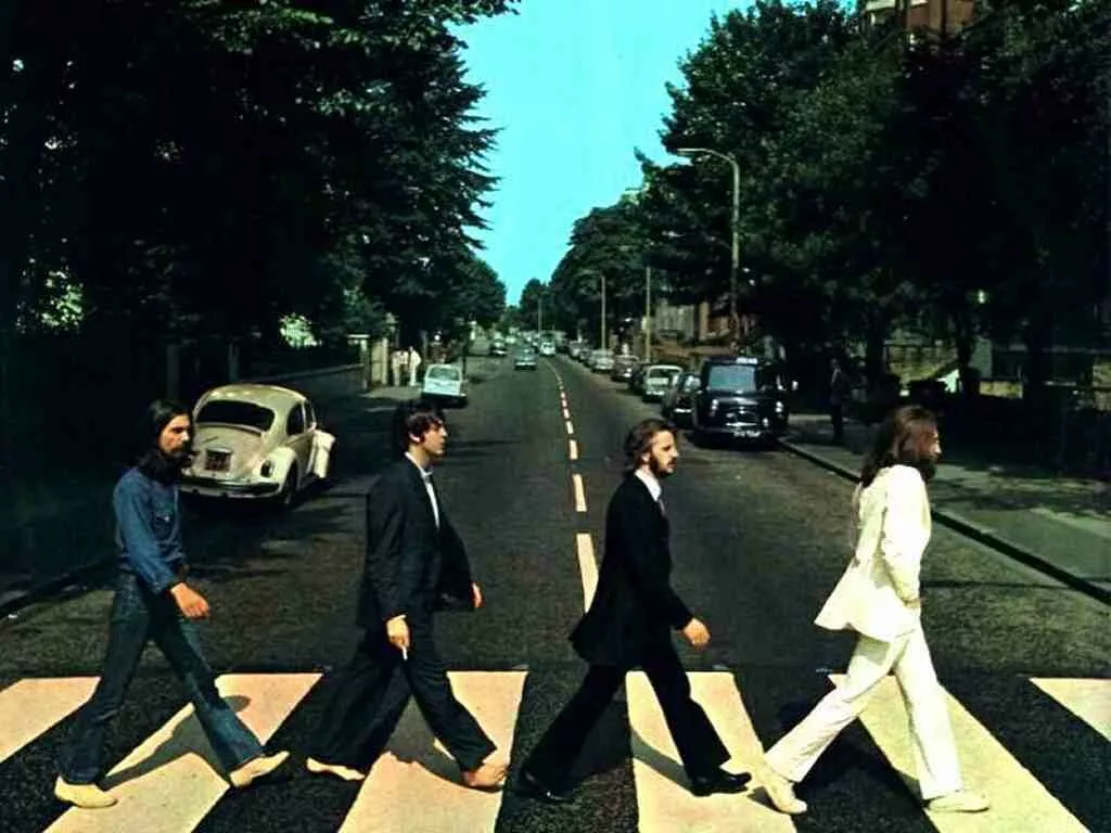 Se turister blokere Abbey Road 