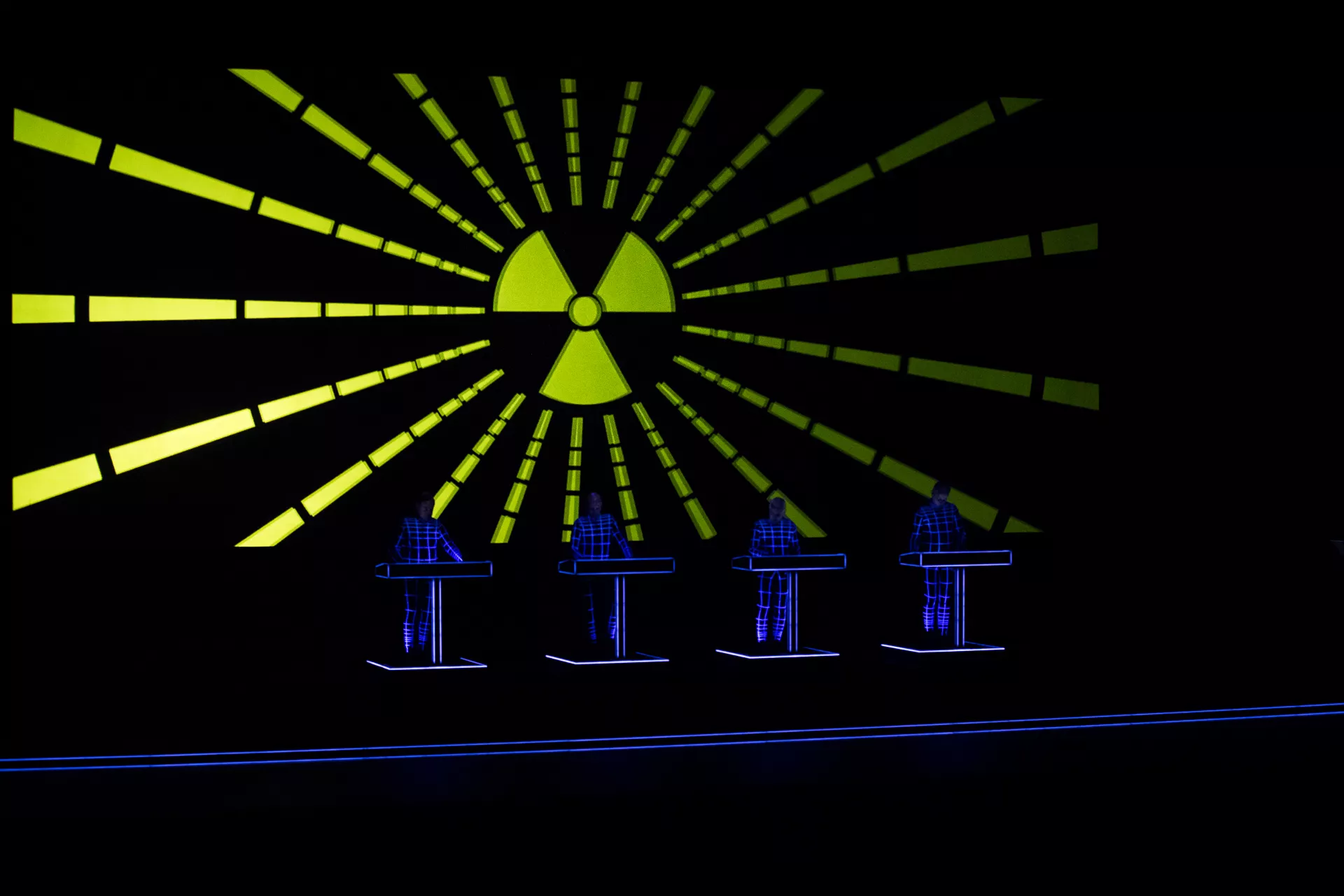 Kraftwerk gästades från rymden 