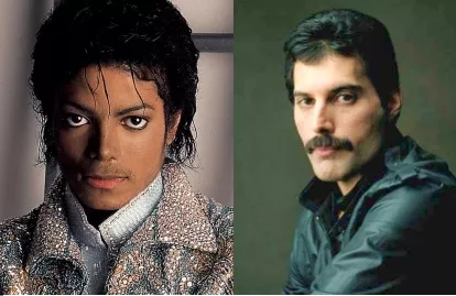 Freddie Mercury och Michael Jackson i duett