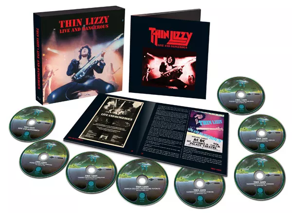Live And Dangerous, Super Deluxe Edition, 8 cd-boks - Thin Lizzy