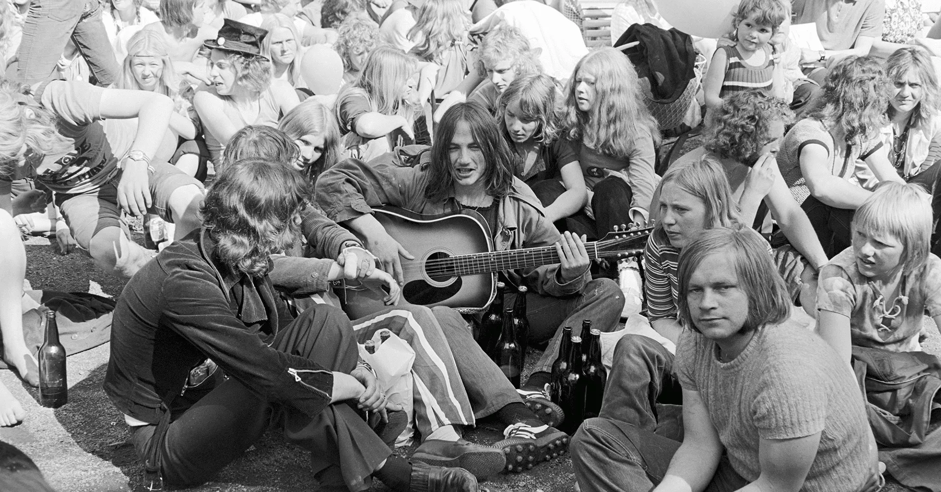 Vise&Lyrikkfestivalen i Haugesund, 1972. Foto: Stein Dag Jensen